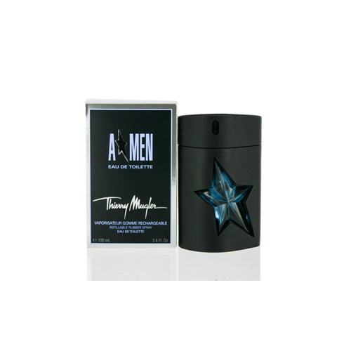 ANGEL MEN/THIERRY MUGLER EDT SPRAY RUBBER FLASK REFILLABLE 3.4 OZ (100 ML) (M)