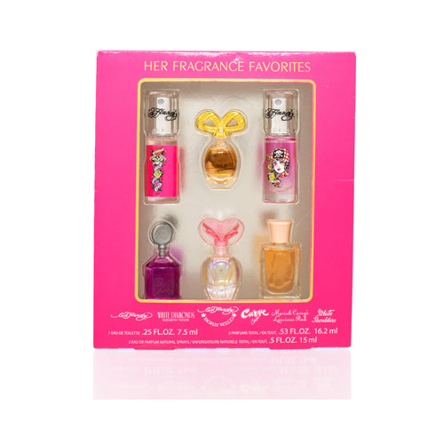 MINI SET/ELIZABETH ARDEN 6 PC. SET "HER FRAGRANCE FAVORITES (W)