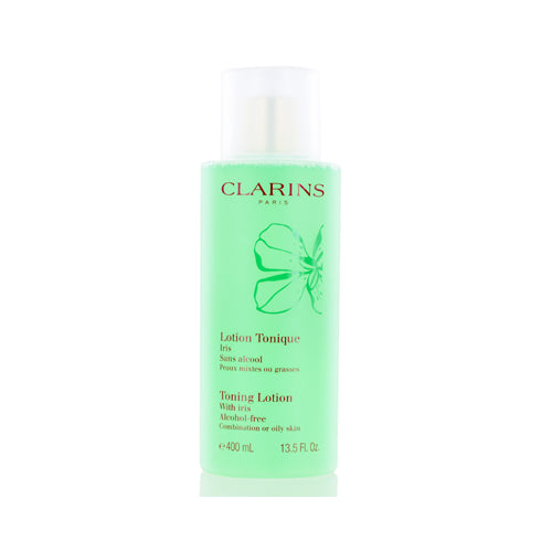 CLARINS/TONING LOTION WITH IRIS ALCOHOL FREE 13.5 OZ (400 ML)