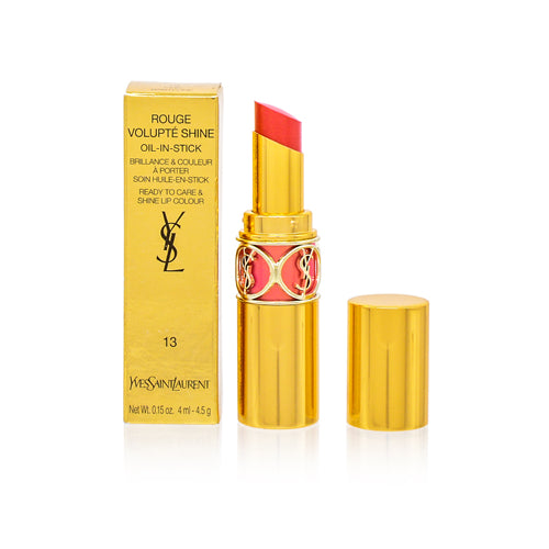 YSL/ROUGE VOLUPTE SHINE OIL-IN-STICK LIPSTICK (13) PINK BABYLONE 0.15 OZ