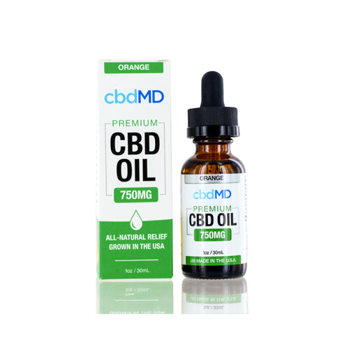 CBDMD/CBD OIL TINCTURE DROPS (ORANGE) 750 MG 1 OZ