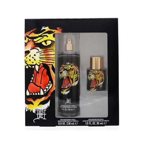ED HARDY TIGER INK/CHRISTIAN AUDIGIER 2 PC GIFT SET (U)
