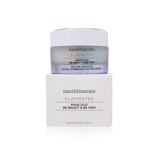 BAREMINERALS/CLAYMATES MASK DUO BE BRIGHT & BE PURE 2.04 OZ (58 ML)