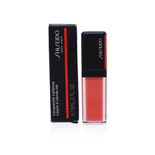 SHISEIDO/LACQER INK LIP SHINE (306 CORAL SPARK) 0.2 OZ (6 ML)