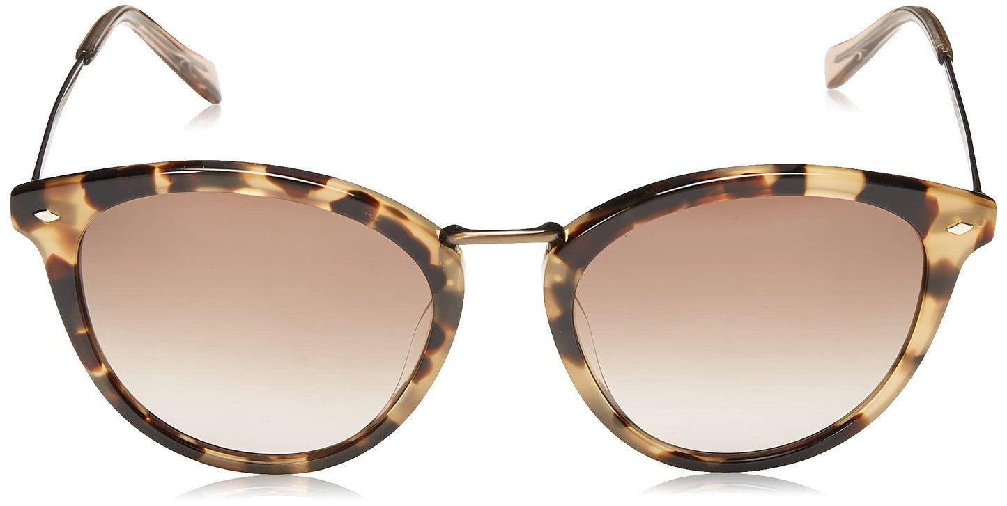 Fossil Women's FOS 2092/G/S Oval Sunglasses, Dark Havana, 51mm, 19mm