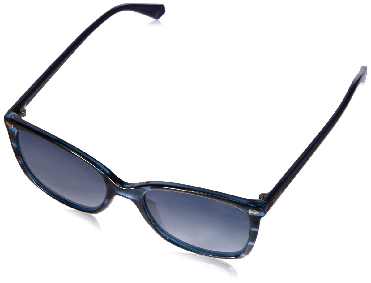 Polaroid PLD 4108/S SUSTAINABLE COLLECTION Blue Havana/Blue 55/19/145 women Sunglasses - MegafashionSunglasses