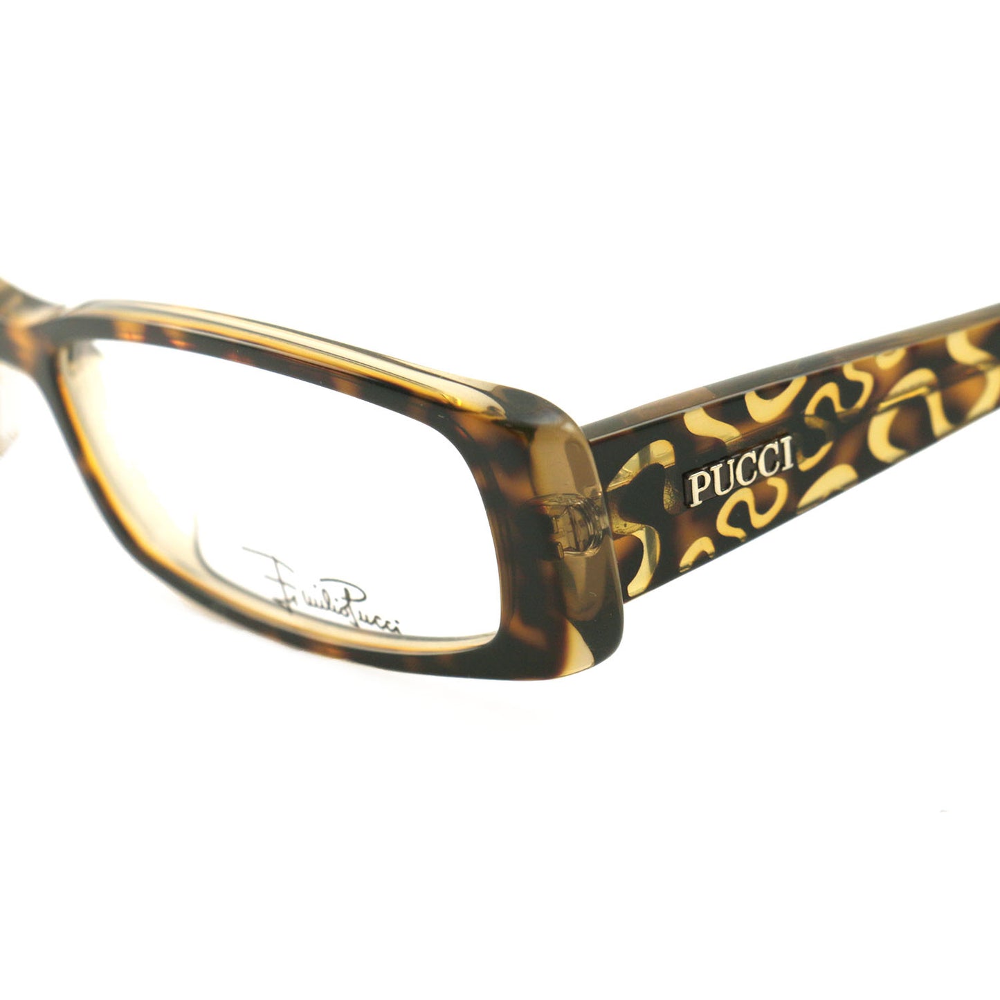 Emilio Pucci Womens Eyeglasses EP2655 244 Havana 51 14 135 Frames Rectangle