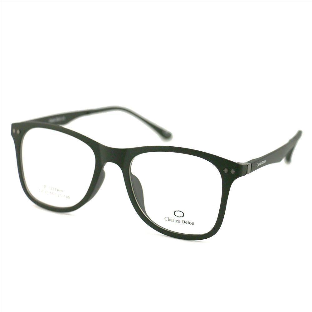 Charles Delon Men Eyeglasses LZ2033 55 21 145 Square Plastic - megafashion11Monturas