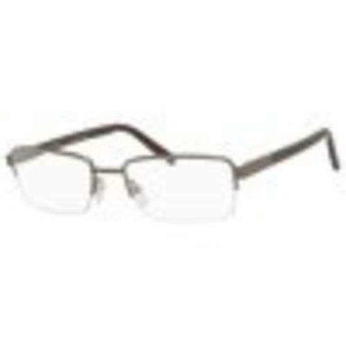 Elasta Men/Womens Made in Italy Half Frame Eyeglasses Rectangula Bronze 53 19 140 - megafashion11Monturas