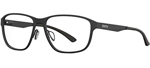 Smith Men Metal Square Frames Eyeglasses Bullpen 0003 Matte Black 57 16 140 - megafashion11Monturas