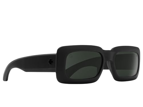 SPY SunglassesNinety Six Matte Black Happy Gray Green