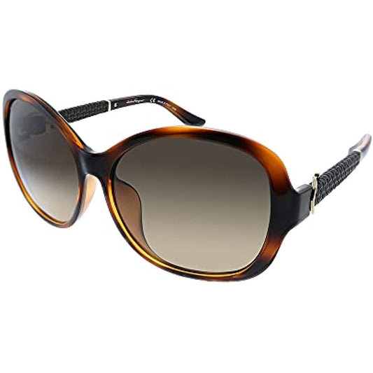 Salvatore Ferragamo Women Sunglasses SF744SLA Tortoise/brown Gradient Butterfly