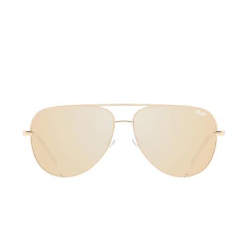 Quay HIGH KEY EXTRA LARGE GOLD/GOLD POLARIZED