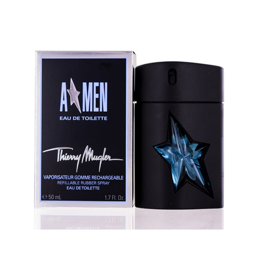 ANGEL MEN/THIERRY MUGLER EDT SPRAY REFILLABLE RUBBER FLASK 1.7 OZ (50 ML) (M)