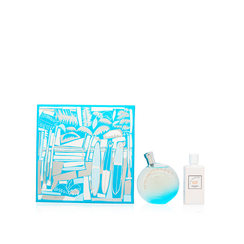 EAU DES MERVEILLES BLEUE/HERMES SET (W)
