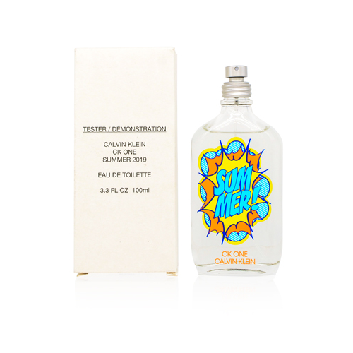 CK ONE SUMMER/CALVIN KLEIN EDT POUR/SPRAY SPECIAL EDITION N/CAP TESTER 3.4 OZ