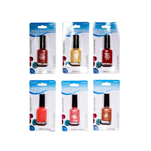 ARTMATIC/MEGA RADIANT NAIL POLISH 72 PCS. ASSORTED COLORS 0.46 OZ  EA (13.5 ML)