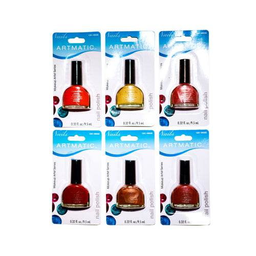 ARTMATIC/MIRROR FINISH NAIL POLISH 72 PCS ASSORTED COLORS 0.32 OZ (9.5 ML)