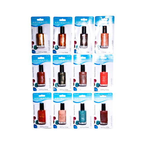 ARTMATIC/WILD BRILLIANCE NAIL POLISH 72 PCS ASSORTED COLORS 0.51 OZ (15 ML)