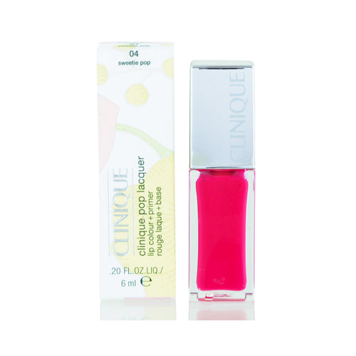 CLINIQUE/POP LACQUER LIP COLOUR (GLOSS) + PRIMER 04 SWEETIE POP .20 OZ