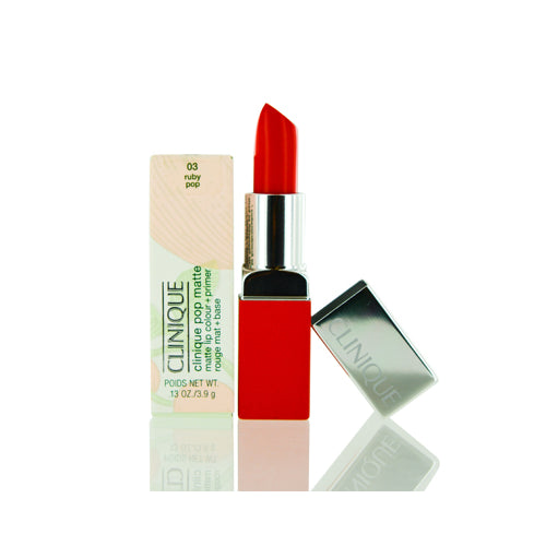 CLINIQUE/POP MATTE LIP COLOR + PRIMER 03 RUBY POP  .13 OZ