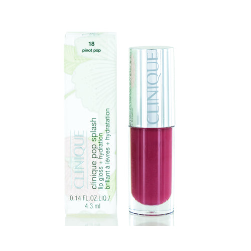 CLINIQUE/POP SPLASH LIP GLOSS + HYDRATION (18) PINOT POP .14 OZ (4.3 ML)