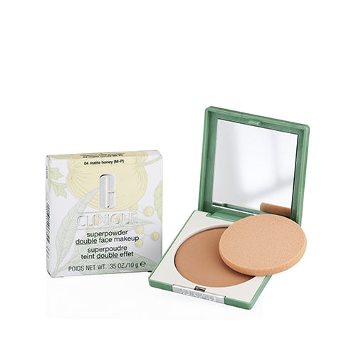 CLINIQUE/SUPER POWDER DOUBLE FACE MAKEUP 04 MATTE HONEY .35 OZ