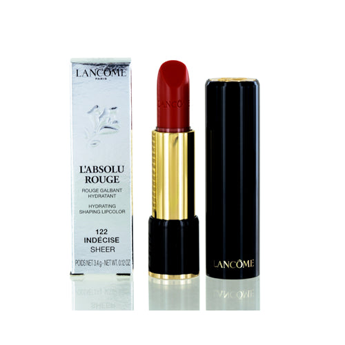 LANCOME/L'ABSOLU ROUGE LIPSTICK 122 INDECISE (SHEER) 0.14 OZ (4 ML)