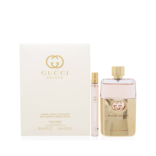 GUCCI GUILTY POUR FEMME/GUCCI TRAVEL 2 PC SET (W)