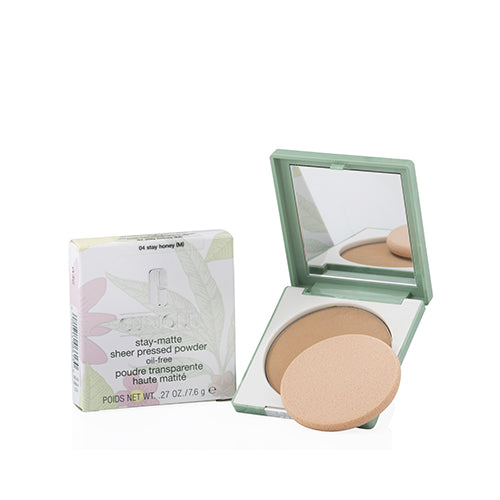 CLINIQUE/STAY-MATTE SHEER PRESSED POWDER 04 STAY HONEY .27 OZ