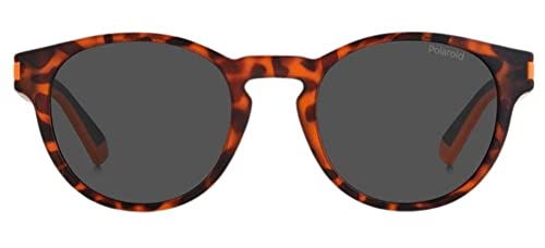 Polaroid PLD 2124/S Havana Orange/Grey 50/21/140 unisex Sunglasses