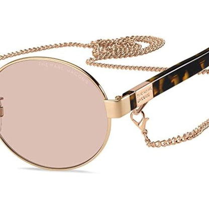 Marc Jacobs women Sunglasses Marc 497/G/S Gold/Pink Round Metal UV400 56-17-140