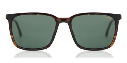 Carrera 259/S Sunglasses, Dark Havana Frame, Green Lens, 716736361208