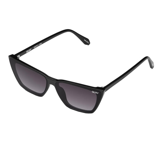 Quay Women's Bad Habit Sunglasses, black/smoke