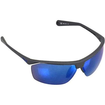 Nike Men Sunglasses EV1128-014 Tailwind 12 Magnet Grey/Blue Sky Mirrored Wrap