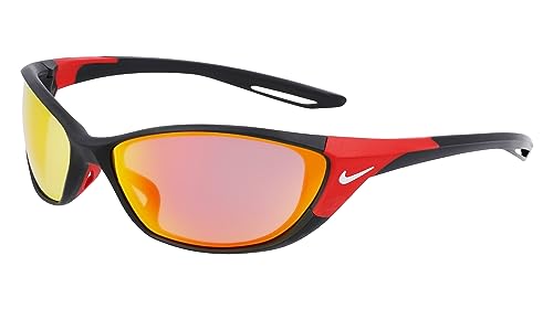 Nike ZONE M DZ7358 Matte Black Red/Red Road 66/15/140 men Sunglasses