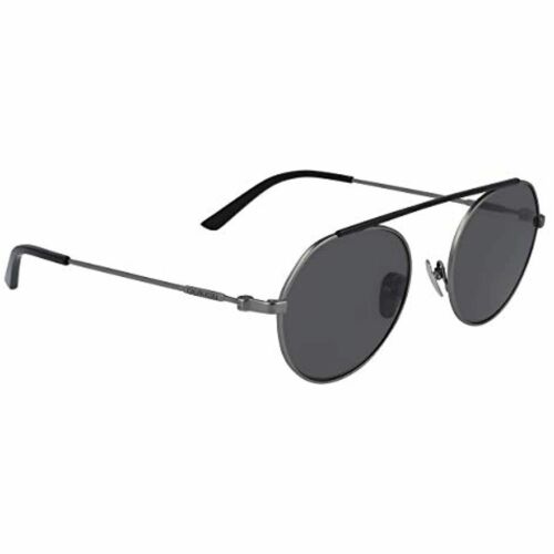 Calvin Klein Sunglasses for Men CK19149S Round Satin Gunmetal/Black/Grey 51-20