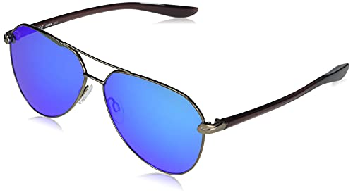 Nike City Aviator Pilot Sunglasses, Pewter, 61/13/140