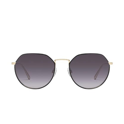 Quay Women's Rooftop Sunglasses, Black Gold/Smoke