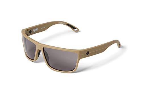 SPY Sunglasses Rocky Matte Sand - Happy Gray