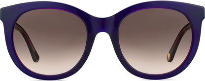 Juicy Couture Womens Sunglasses JU608S 0365 Violet Fuchsia Rectangle Gradient