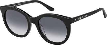 Juicy Couture Womens Sunglasses JU608S 0807 Black 53 21 140 Rectangle Gradient