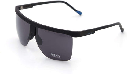 DKNY Men/Womens Sunglasses DK504S Black/Grey Shield 100%UV SemiRimless  66 7 135