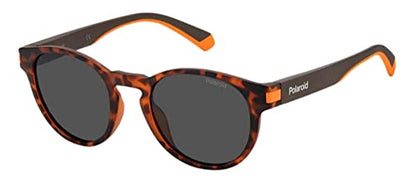 Polaroid PLD 2124/S Havana Orange/Grey 50/21/140 unisex Sunglasses