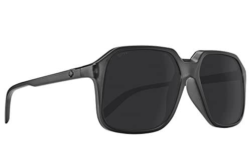 SPY Sunglasses Hot Spot Matte Translucent Black - Gray Polar