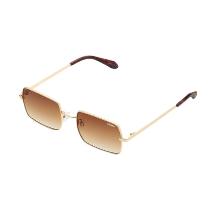 Quay Women's TTYL Sunglasses, Gold/Brown