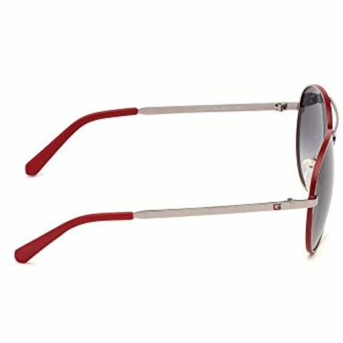 Guess Sunglasses for Womens or Men GU6948S 06B Silver/Red Aviator Gradient Gray