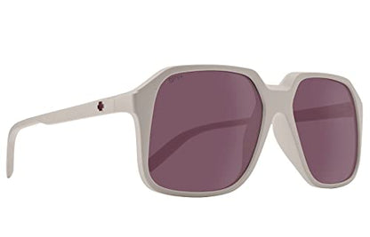 SPY Sunglasses Hot Spot Matte Misty Gray - Merlot