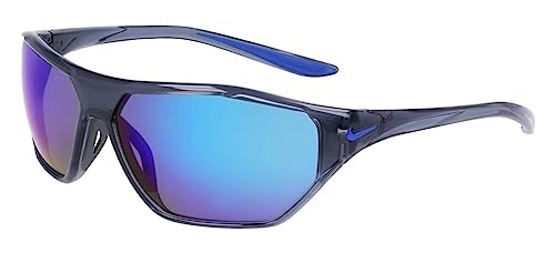 Nike AERO DRIFT M DQ0997 Transparent Grey/Blue 65/14/140 unisex Sunglasses