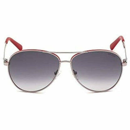 Guess Sunglasses for Womens or Men GU6948S 06B Silver/Red Aviator Gradient Gray